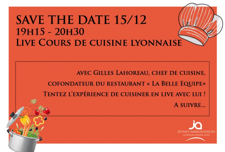 Revivez le LIVE Cours de cuisine lyonnaise !